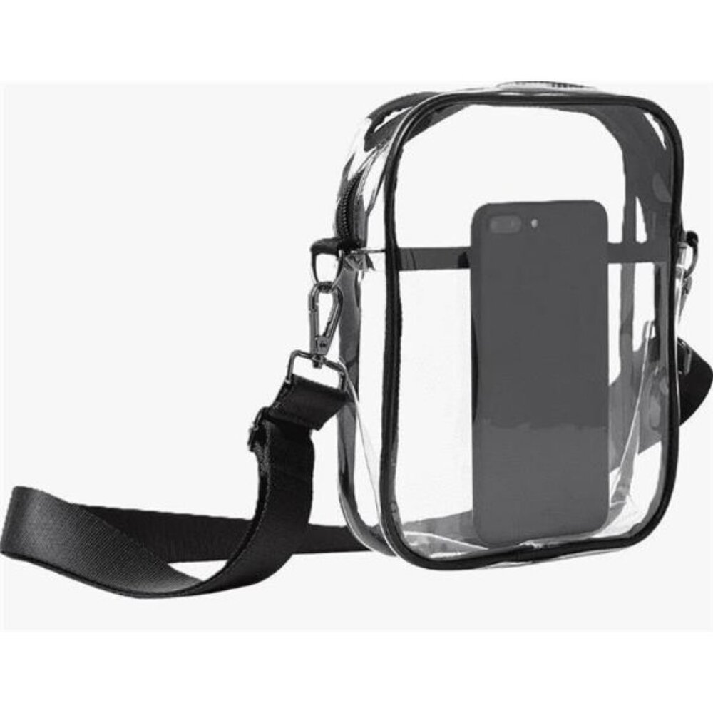 32 Degrees Stadium Events Approved, Cool Unisex Crossbody Clear Bag with Inside - Picture 2 of 4